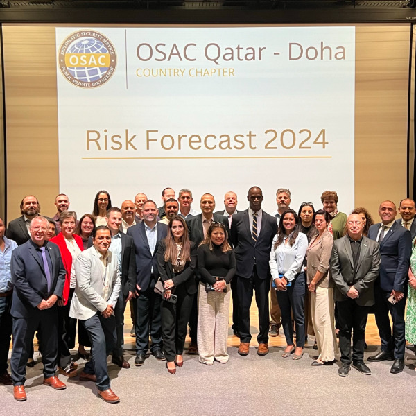 OSAC Qatar risk forecast event